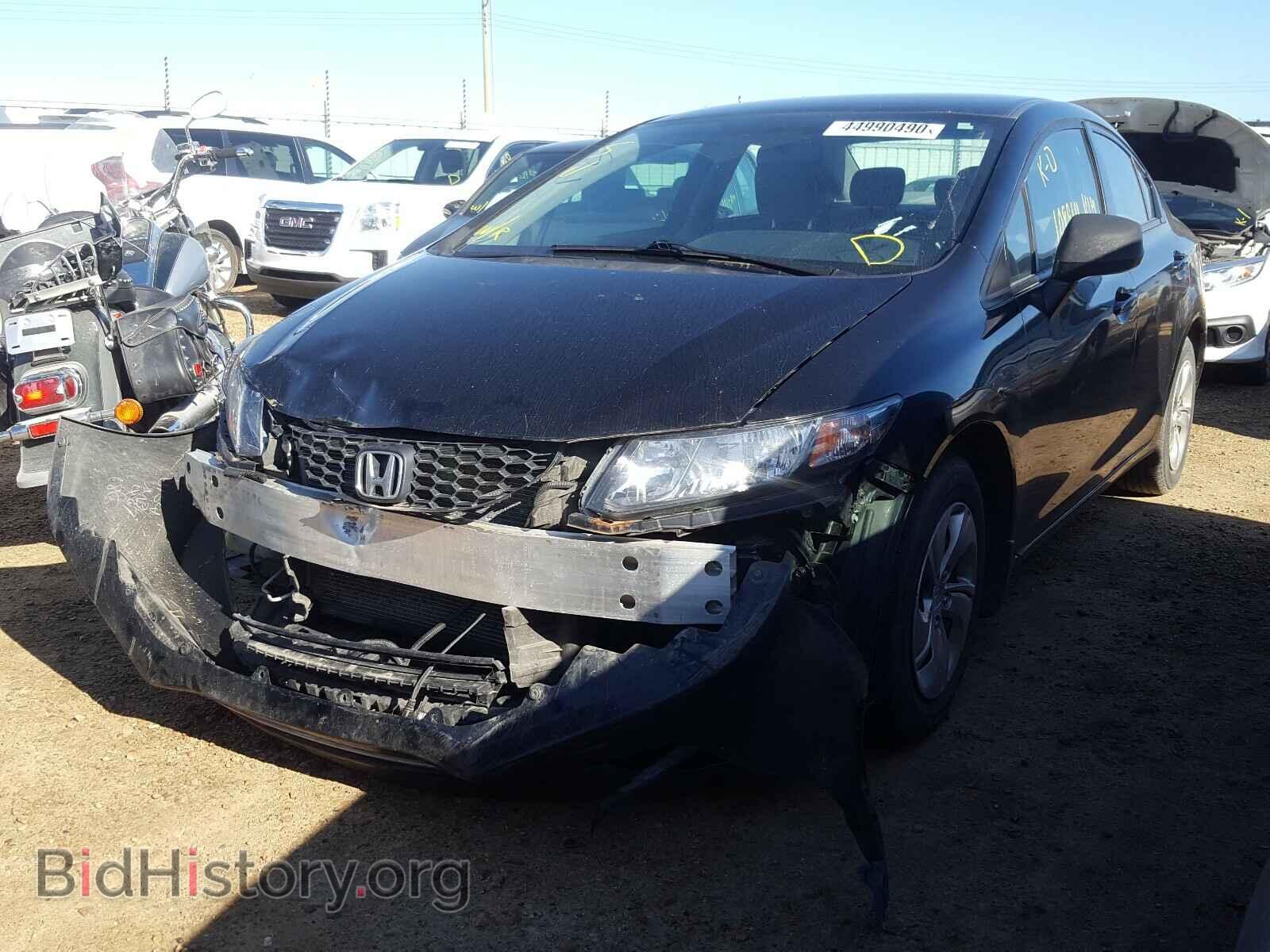 2014 HONDA CIVIC - VIN: 2HGFB2F41EH041073 - Фото 2
