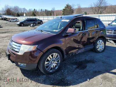 2009 Ford EDGE Edge Limit, burgundy — VIN 2FMDK49C09BA61839, Copart