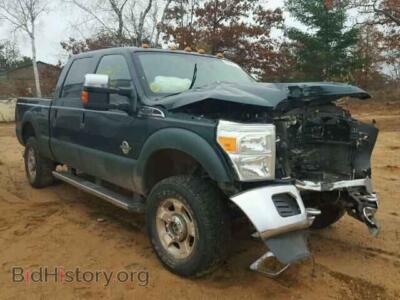 2011 Ford F250 F250 Super, зеленый — VIN 1FT7W2BT8BEB87249, Copart