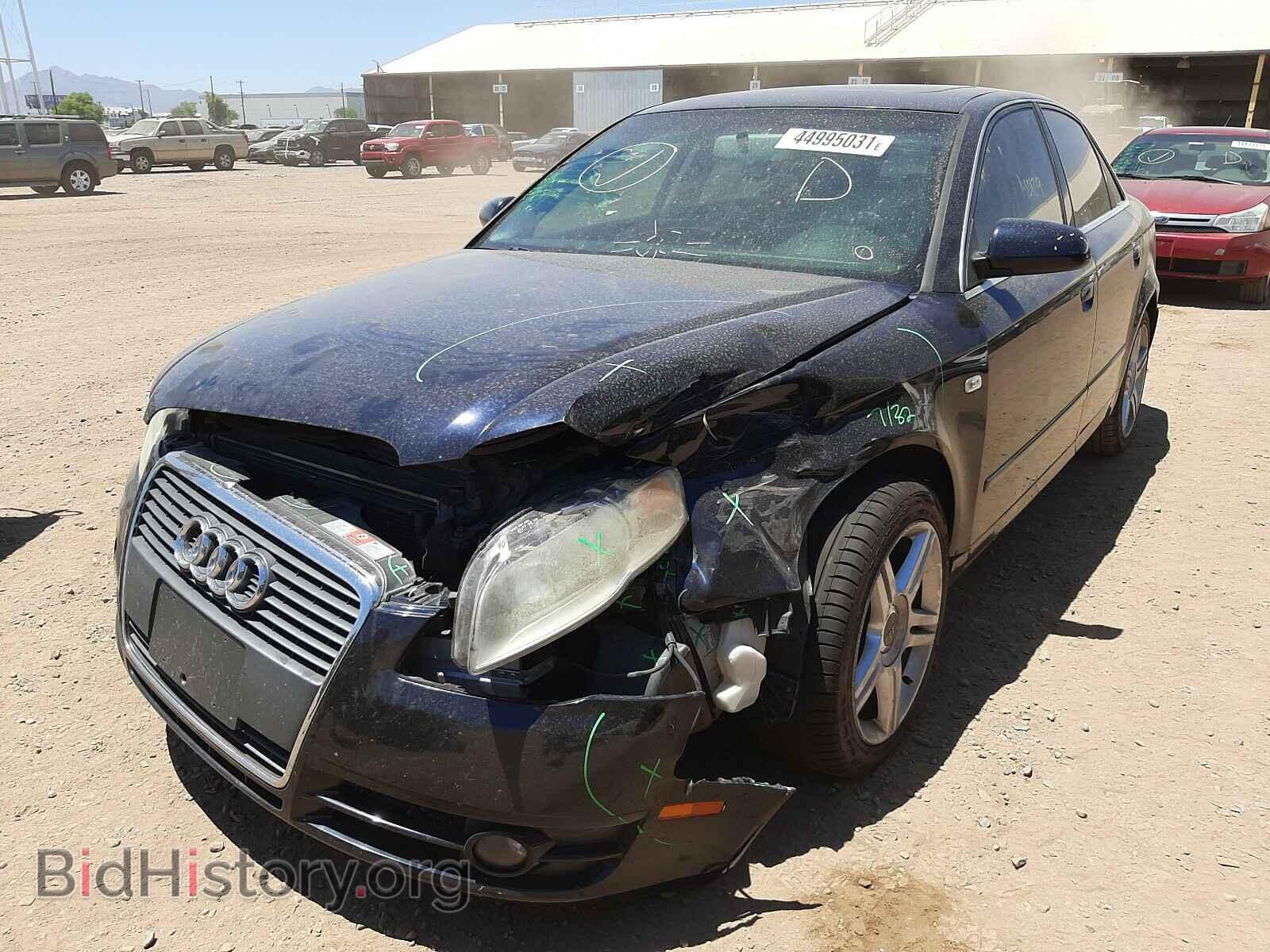 2007 AUDI A4 - VIN: WAUAF78E77A127356 - Фото 2