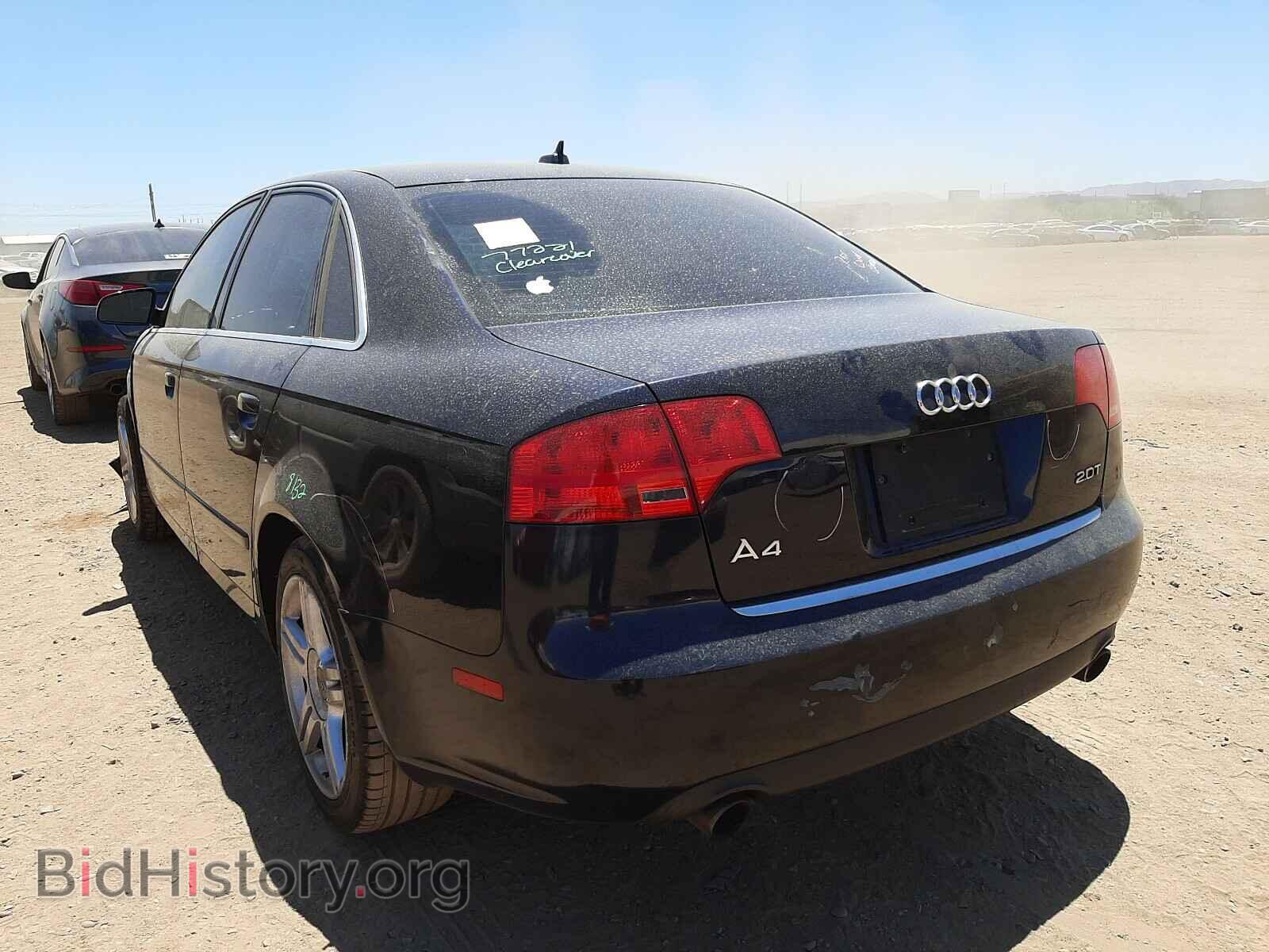 2007 AUDI A4 - VIN: WAUAF78E77A127356 - Фото 3