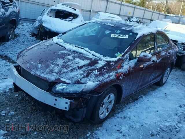 2013 HONDA CIVIC - VIN: 2HGFB2F59DH525693 - Фото 2