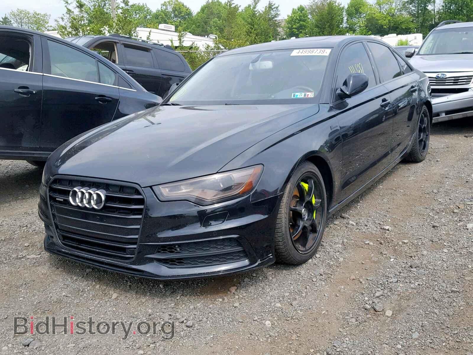 2013 AUDI A6 - VIN: WAUGGAFC3DN059406 - Фото 2