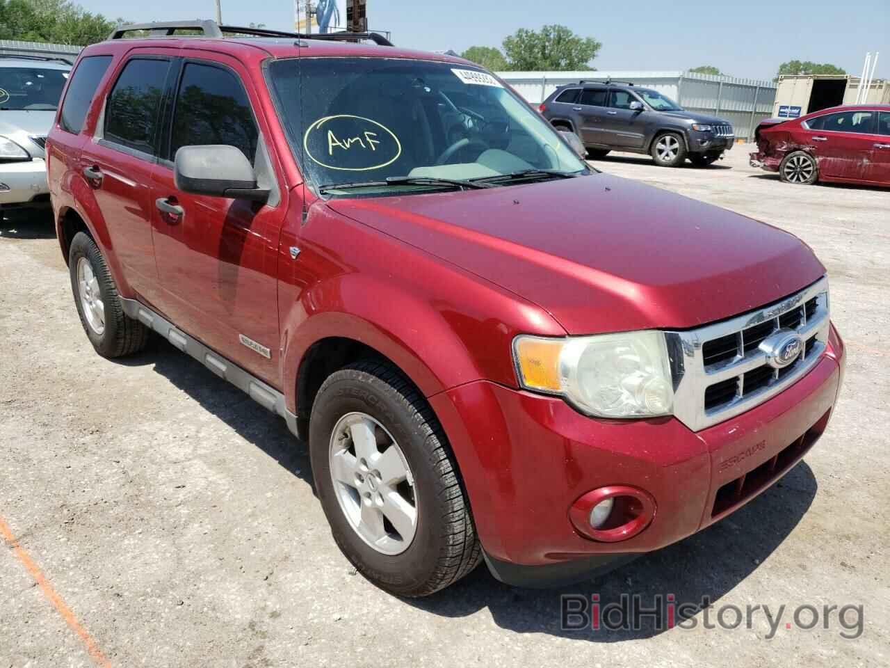 Photo 1FMCU03188KC45016 - FORD ESCAPE 2008