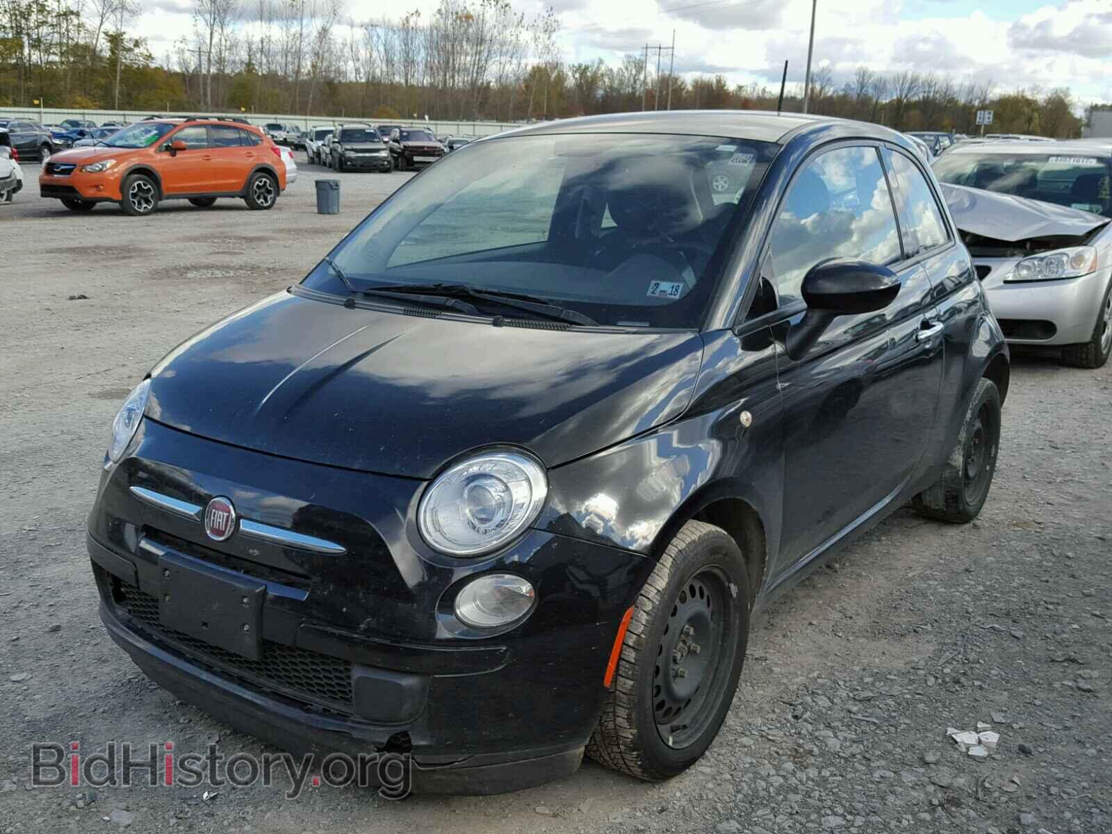 2014 FIAT 500 - VIN: 3C3CFFAR9ET276011 - Фото 2