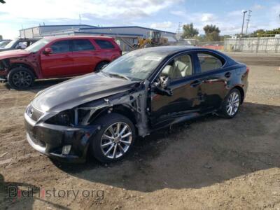 2010 Lexus IS 250, black — VIN JTHBF5C20A5116948, Copart