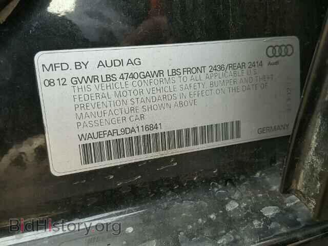 2013 AUDI A4 - VIN: WAUEFAFL9DA116841 - Фото 9