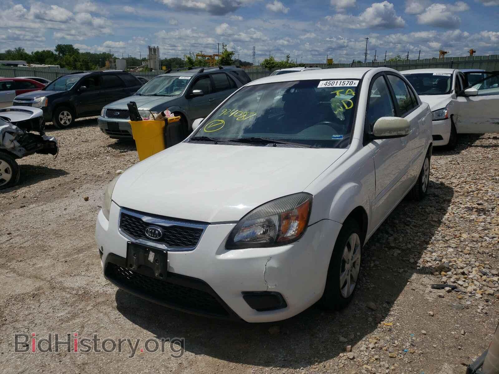 2011 KIA RIO BASE - VIN: KNADH4A30B6924087 - Фото 2