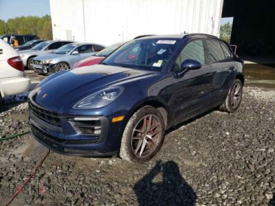 2022 Porsche MACAN MACAN S, blue — VIN WP1AG2A58NLB23104, Copart