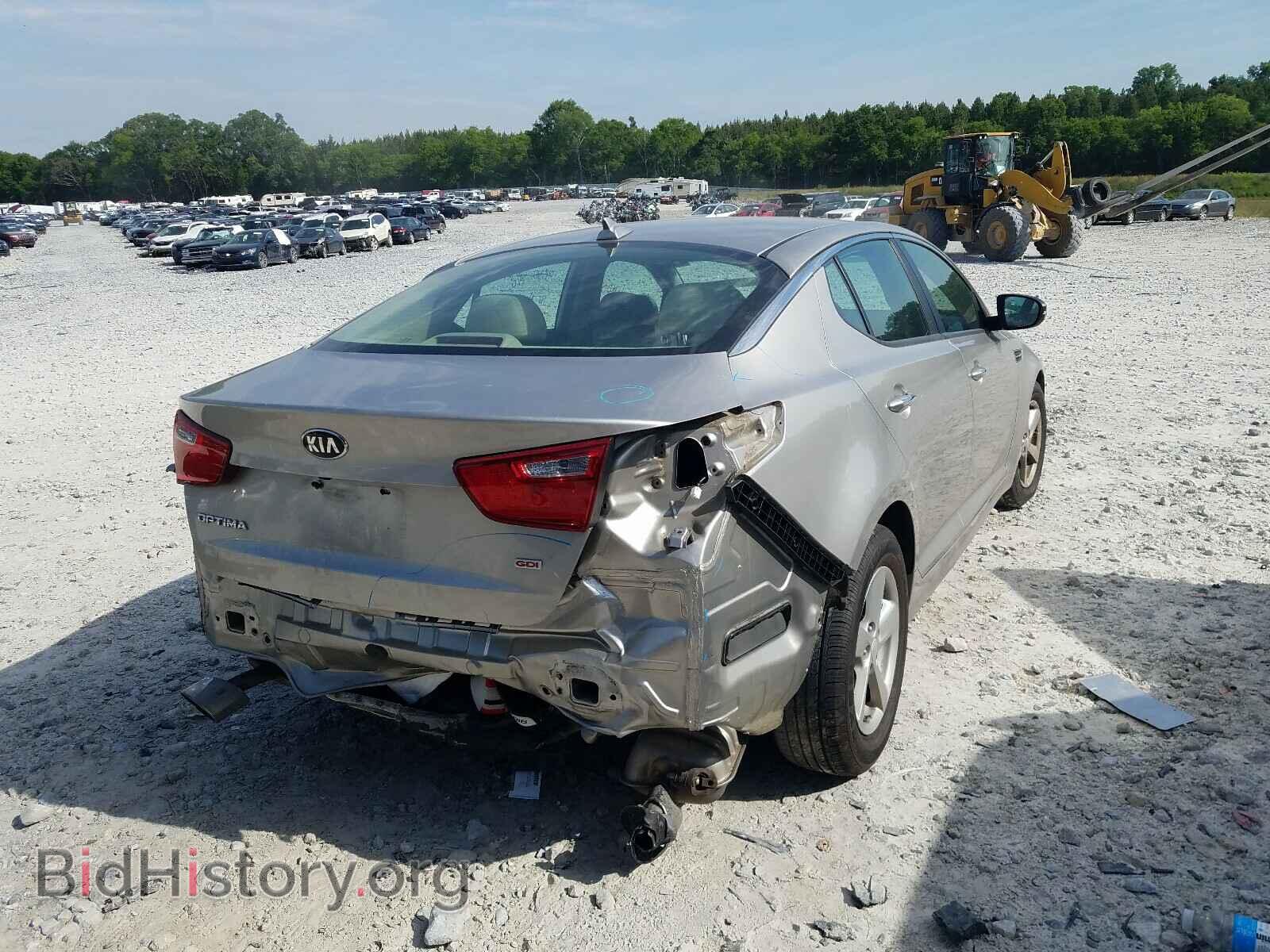 2015 KIA OPTIMA - VIN: KNAGM4A7XF5571123 - Фото 4
