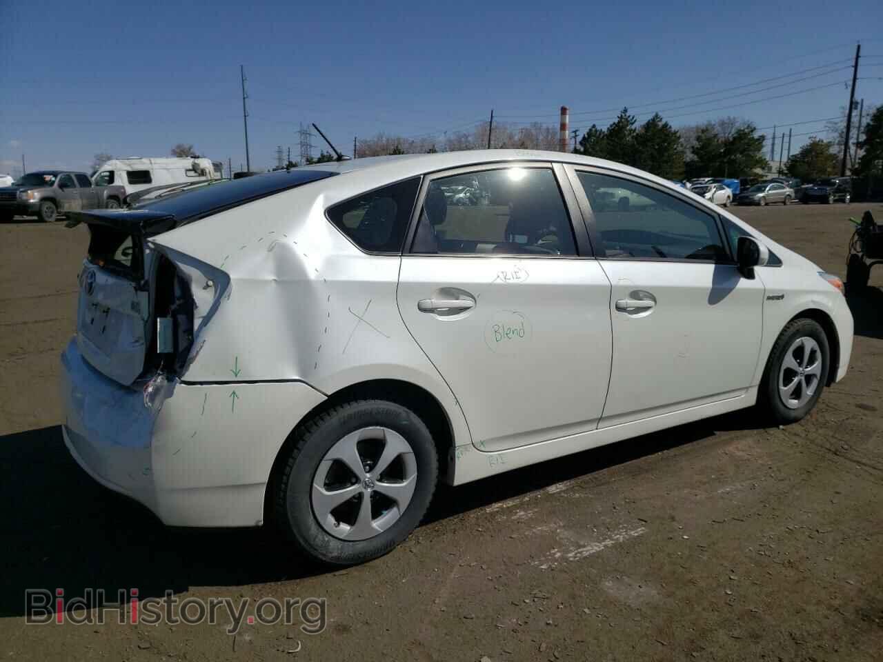 2014 TOYOTA PRIUS - VIN: JTDKN3DU7E1762705 - Фото 3