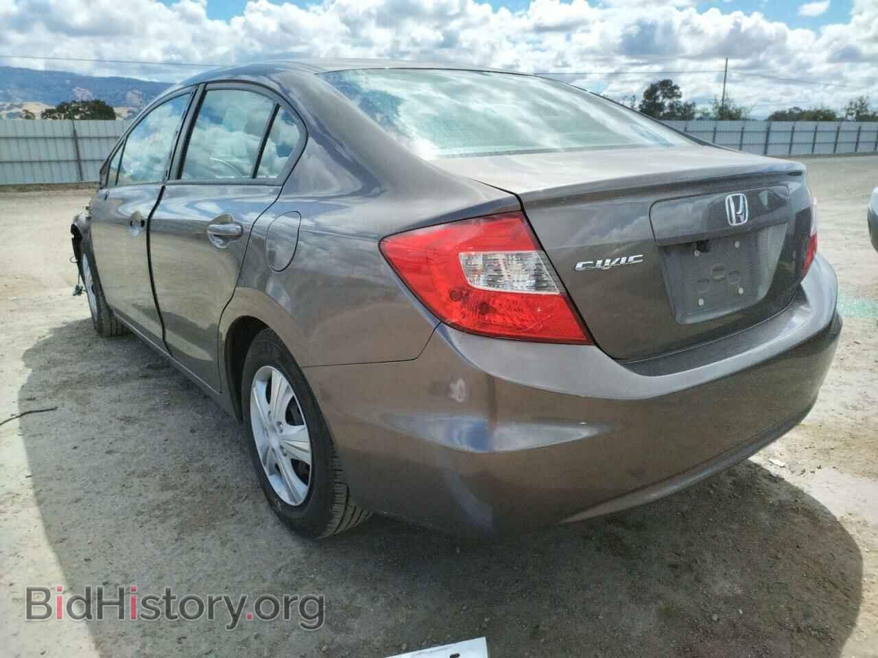 2012 HONDA CIVIC - VIN: 2HGFB2F52CH592201 - Фото 3
