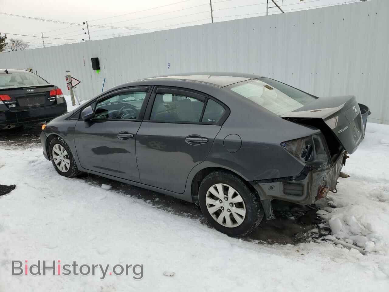 2012 HONDA CIVIC - VIN: 2HGFB2F55CH596629 - Фото 2