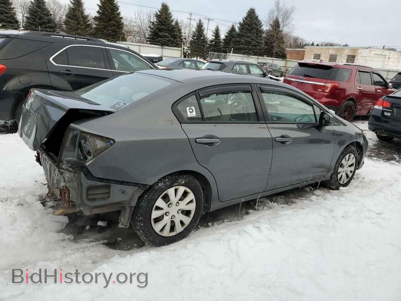 2012 HONDA CIVIC - VIN: 2HGFB2F55CH596629 - Фото 3