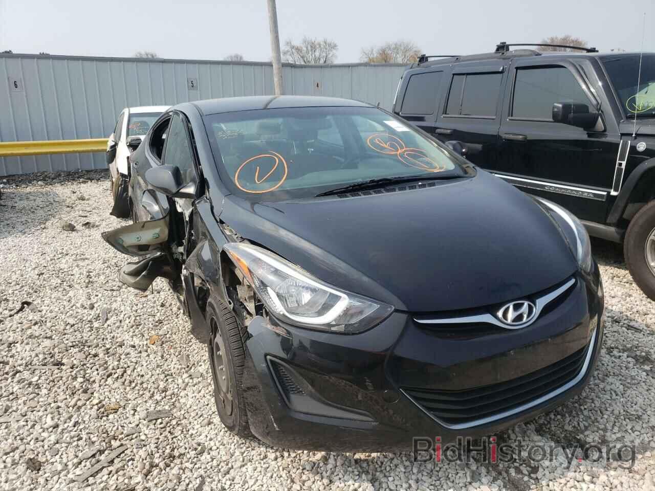 Photo KMHDH4AE6GU645973 - HYUNDAI ELANTRA 2016