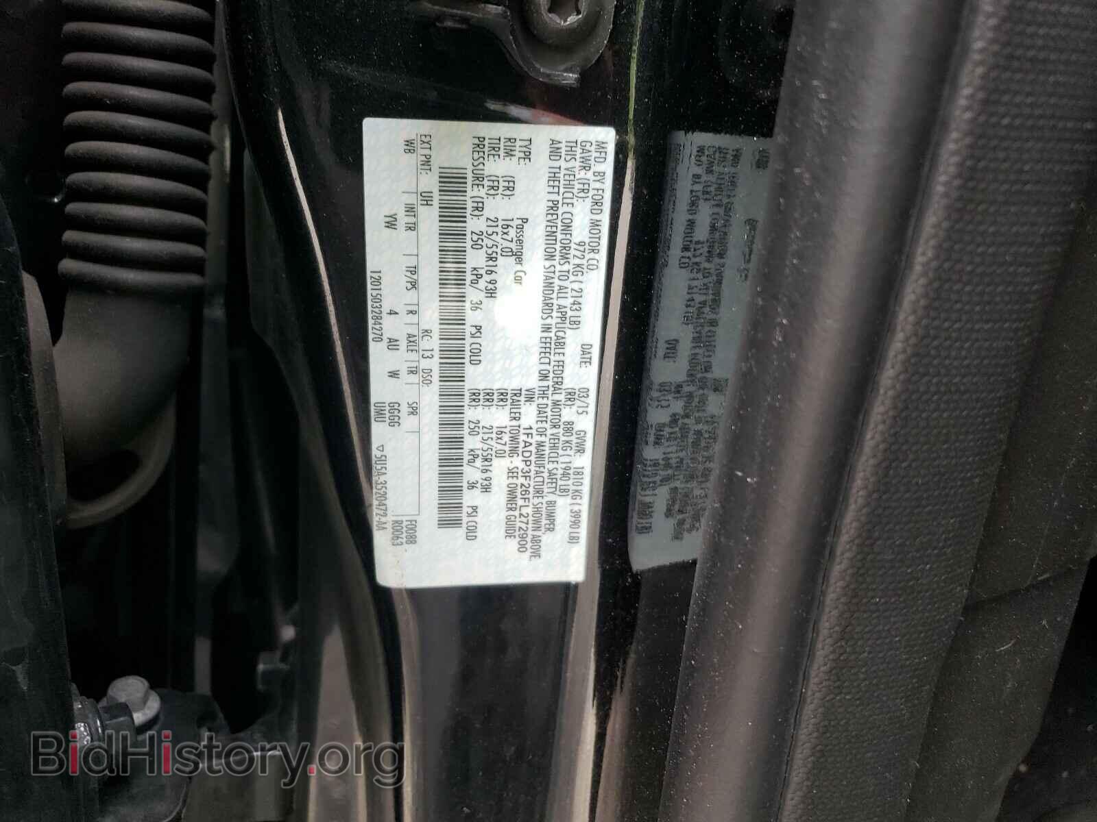 2015 FORD FOCUS - VIN: 1FADP3F26FL272900 - Photo 10