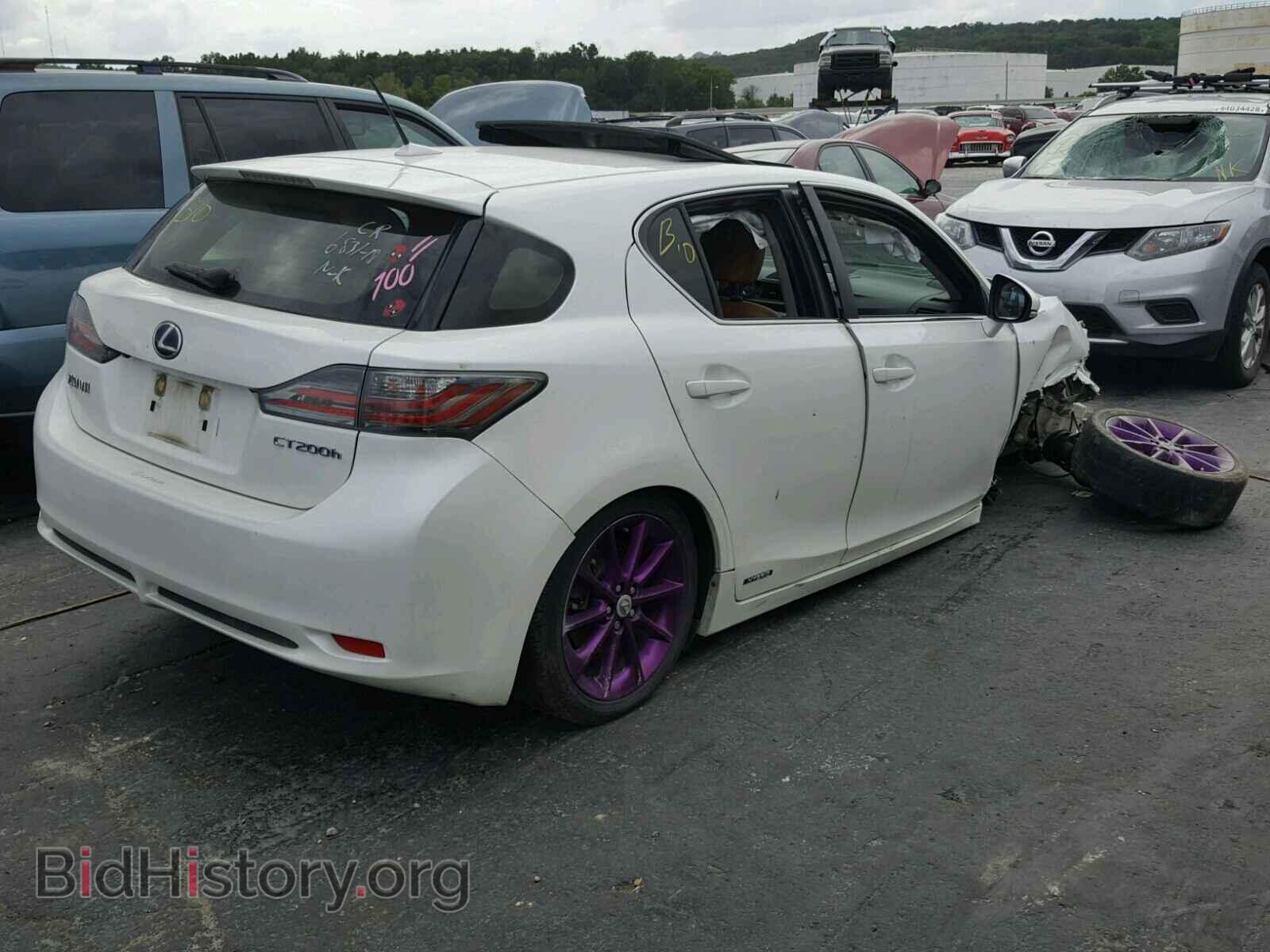 2013 LEXUS CT 200 - VIN: JTHKD5BH7D2158275 - Фото 4