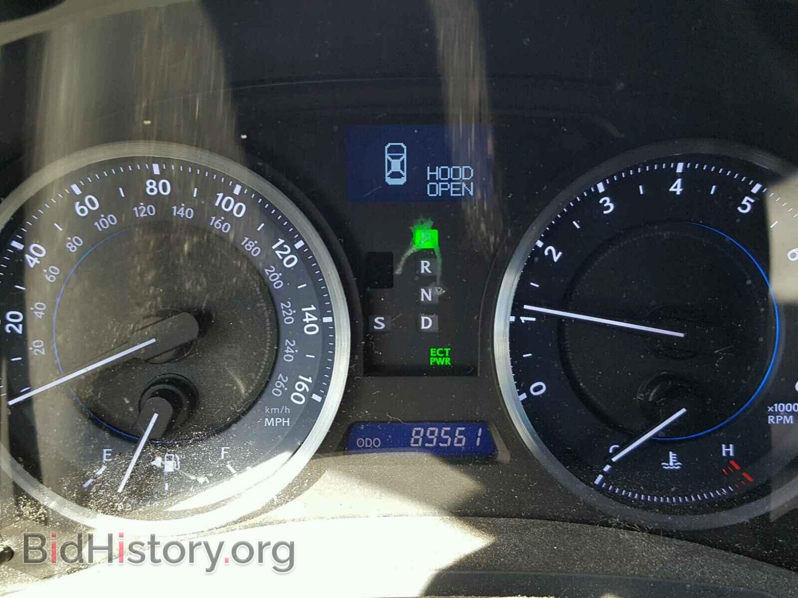 2012 LEXUS IS - VIN: JTHCE5C21C5002936 - Фото 8