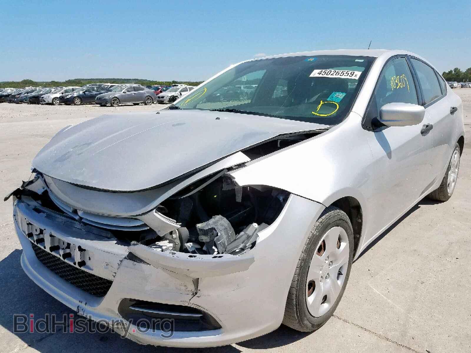 2013 DODGE DART - VIN: 1C3CDFAA0DD197573 - Фото 2