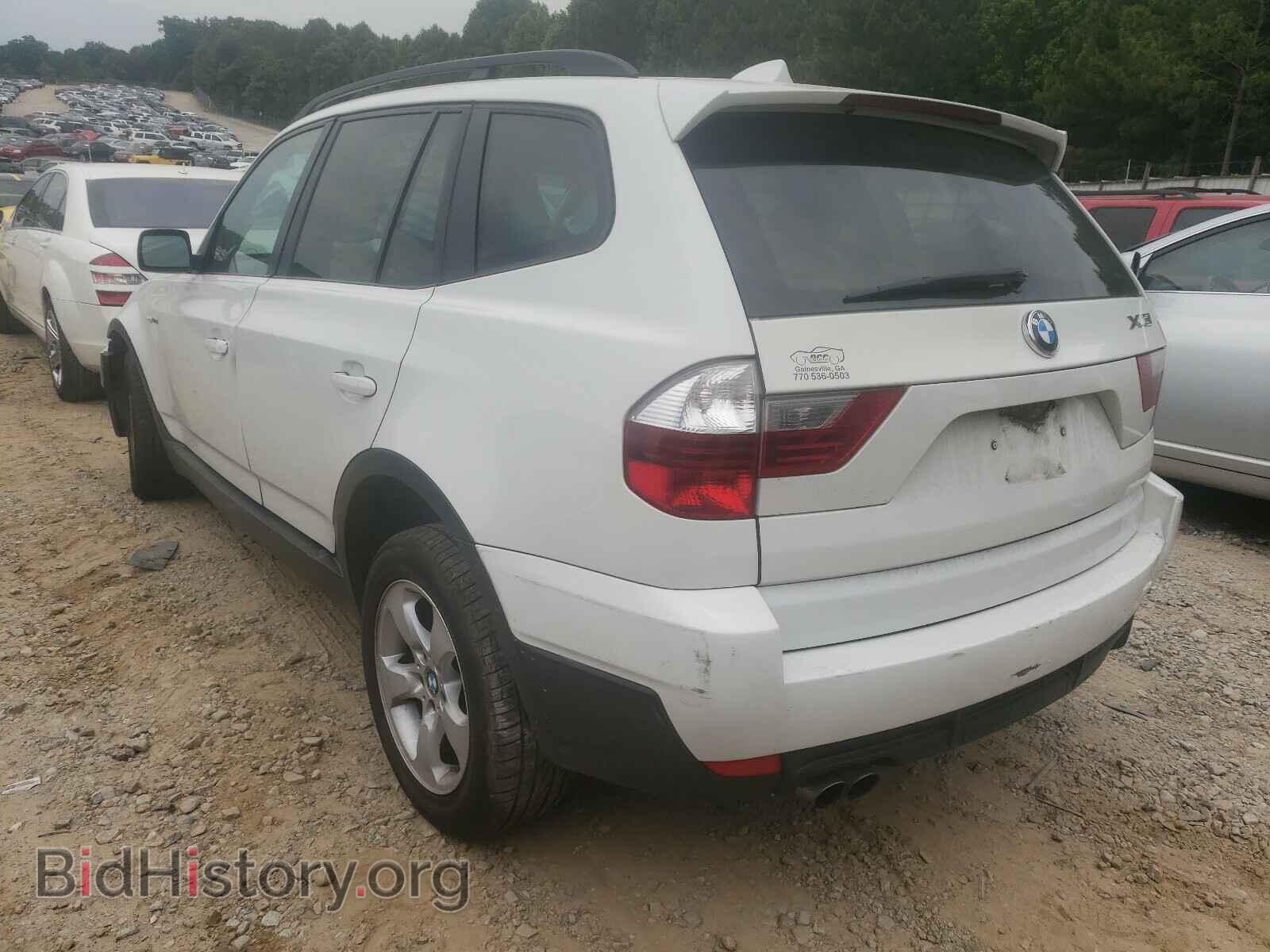 2007 BMW X3 - VIN: WBXPC93417WF24893 - Фото 3