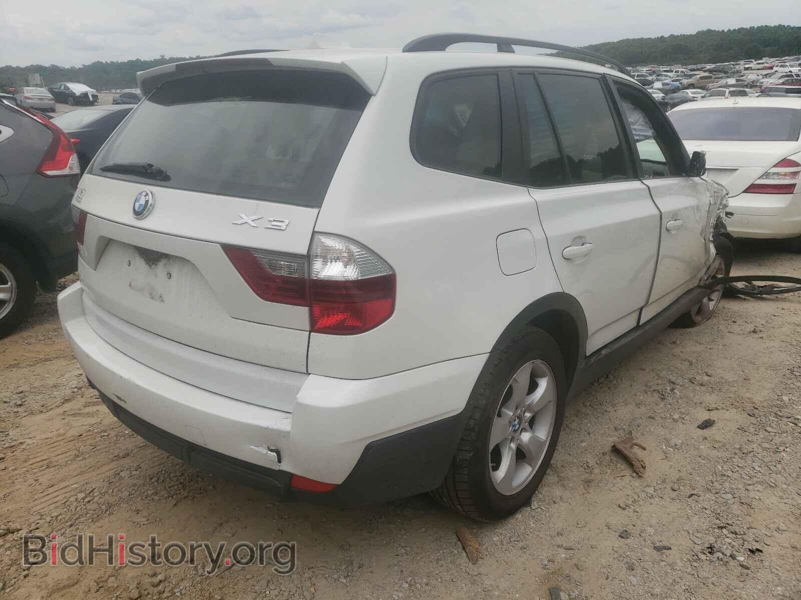 2007 BMW X3 - VIN: WBXPC93417WF24893 - Фото 4