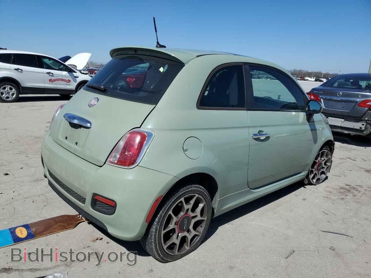 2012 FIAT 500 - VIN: 3C3CFFBR8CT113183 - Фото 3