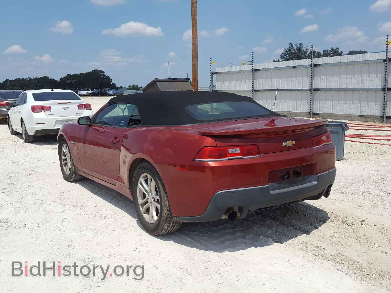 2014 CHEVROLET CAMARO - VIN: 2G1FB3D39E9219975 - Фото 3