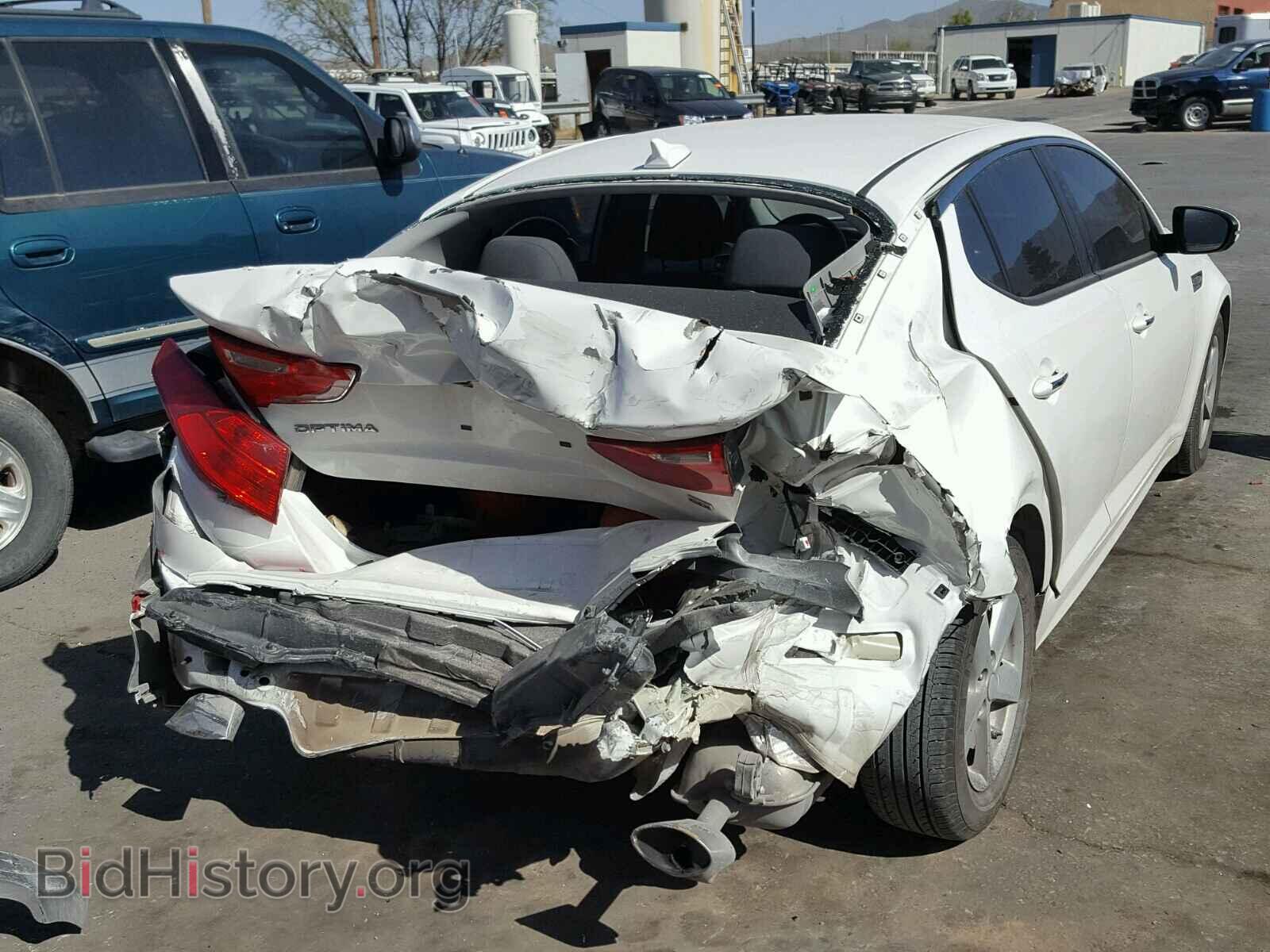 2015 KIA OPTIMA - VIN: KNAGM4A71F5605661 - Фото 4