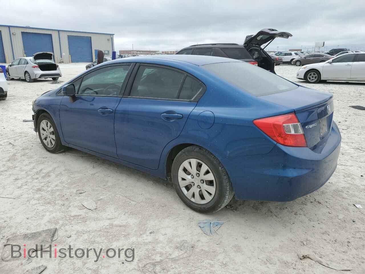 2012 HONDA CIVIC - VIN: 2HGFB2F57CH511144 - Фото 2