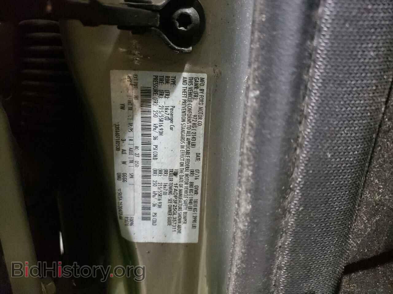 2016 FORD FOCUS - VIN: 1FADP3F25GL357311 - Photo 13