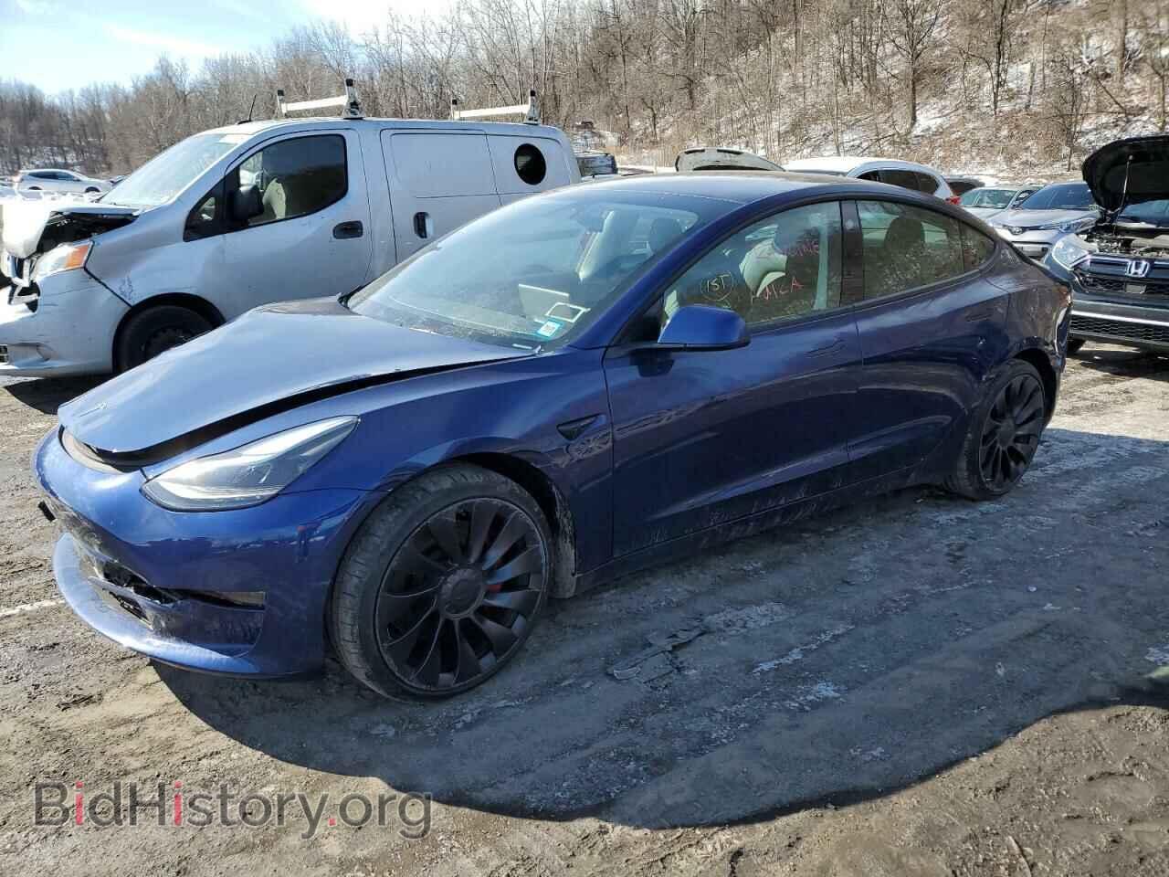 Photo 5YJ3E1EC2NF244331 - TESLA MODEL 3 2022