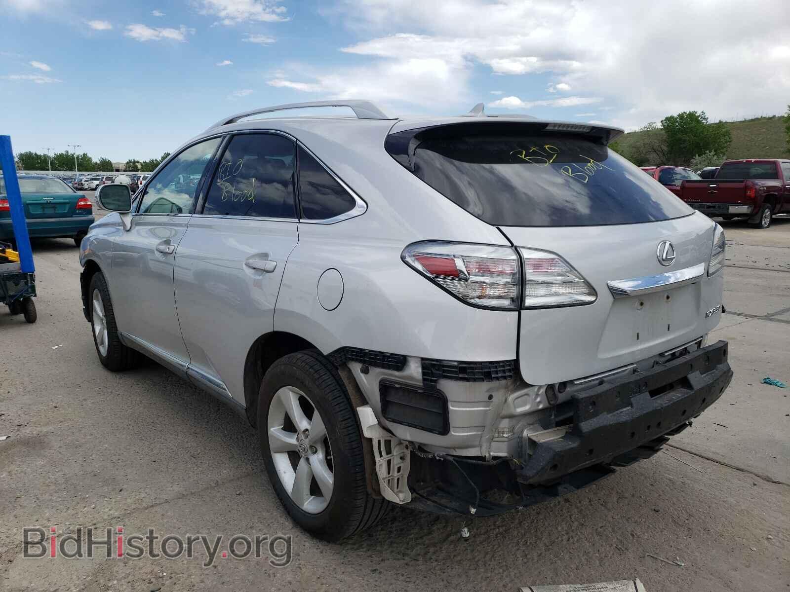 2012 LEXUS RX350 - VIN: 2T2BK1BA2CC139230 - Фото 3