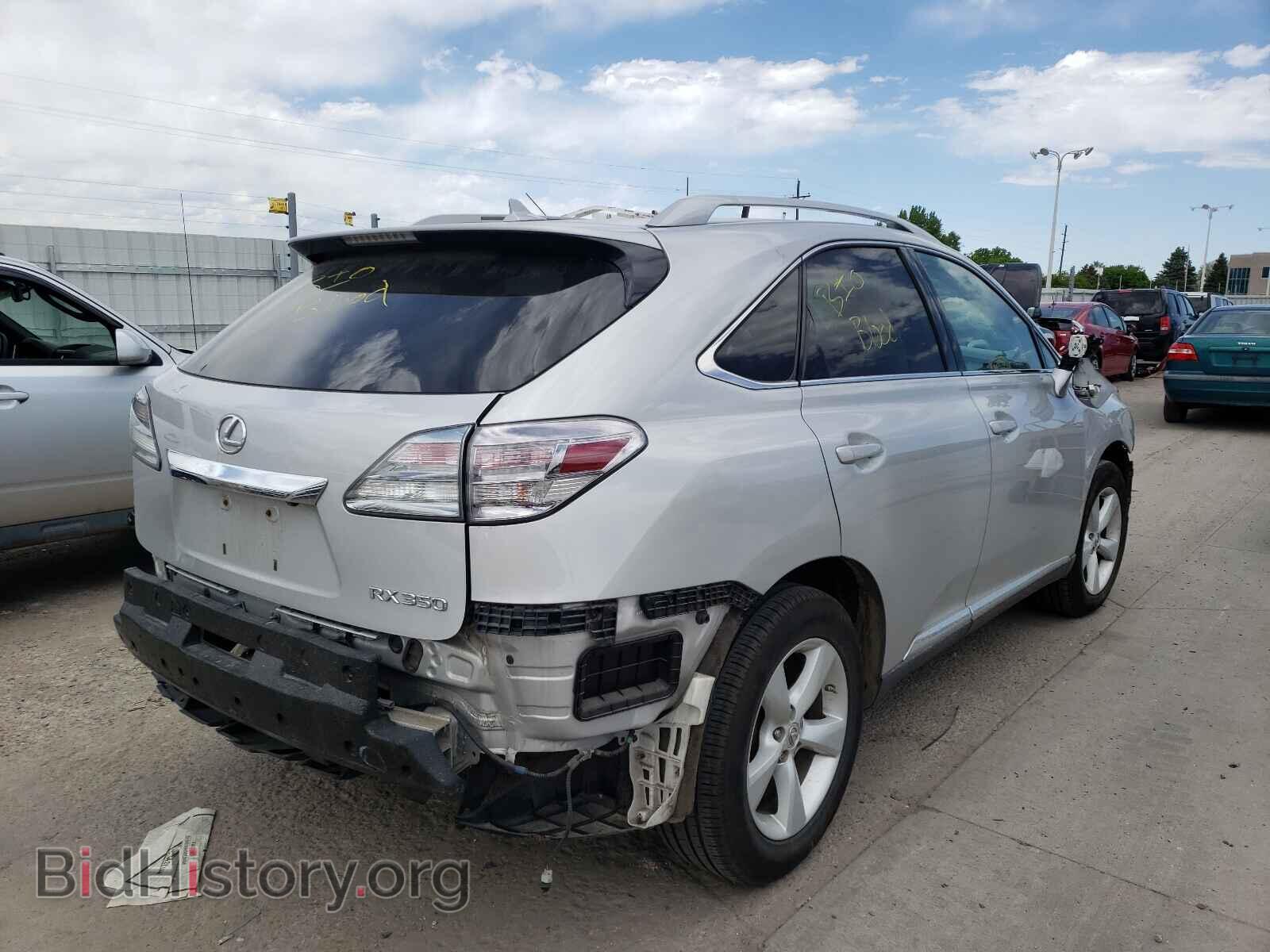 2012 LEXUS RX350 - VIN: 2T2BK1BA2CC139230 - Фото 4