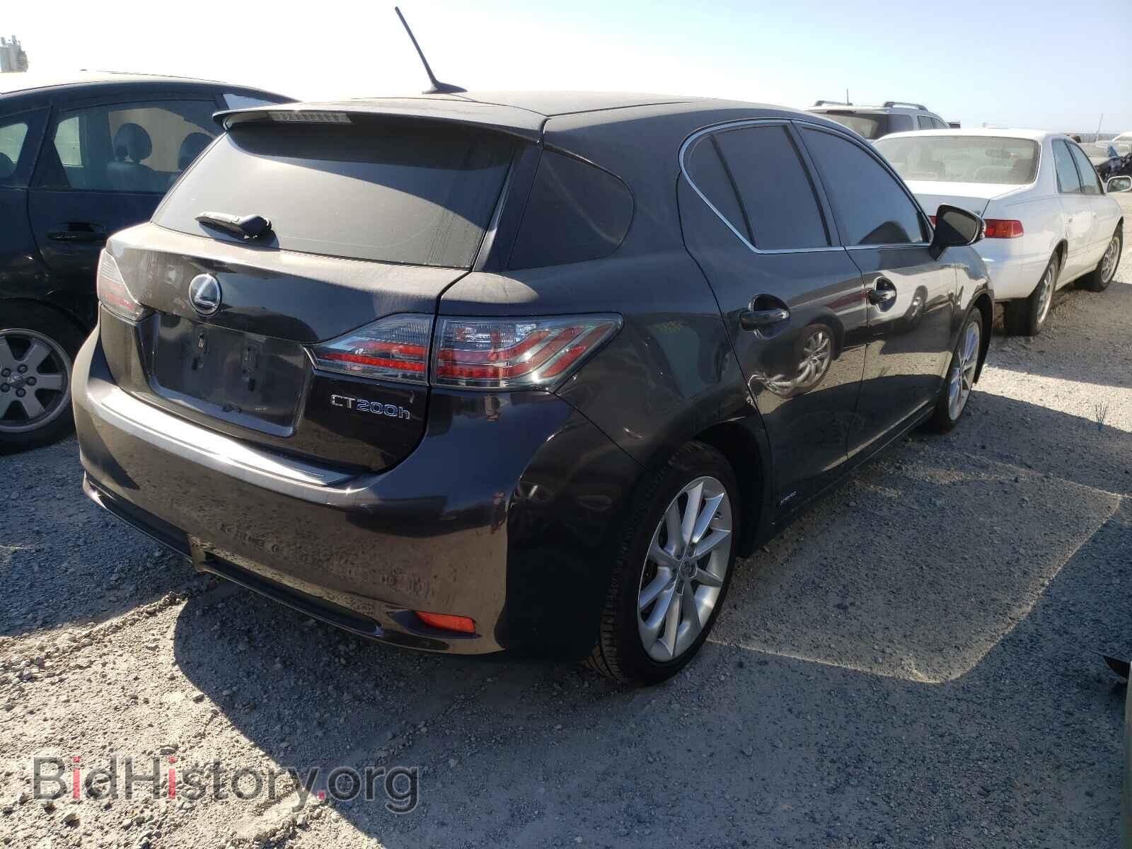2013 LEXUS CT 200 - VIN: JTHKD5BH4D2165149 - Фото 4