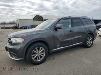 2015 Dodge DURANGO Limited, серый — VIN 1C4RDHDGXFC200893, Copart