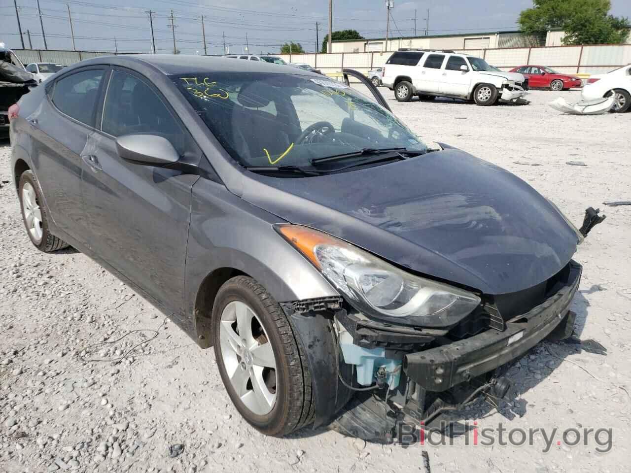 Photo 5NPDH4AE9CH104537 - HYUNDAI ELANTRA 2012