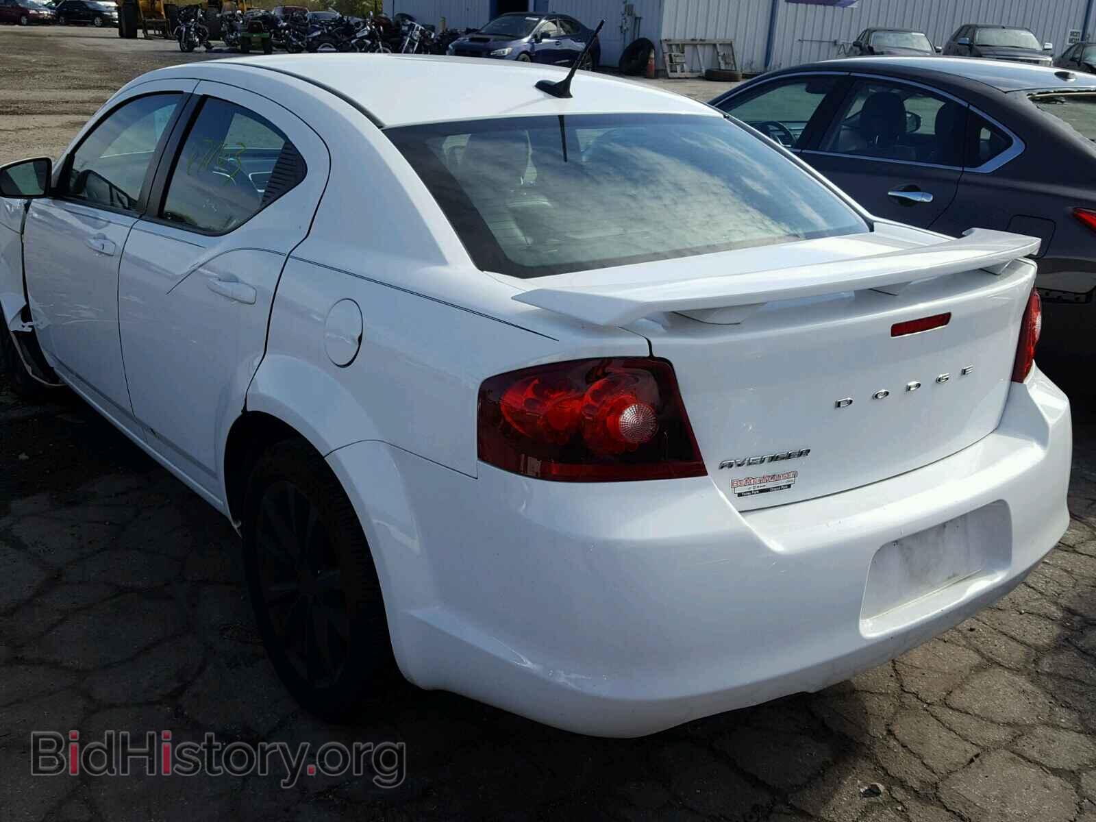 2013 DODGE AVENGER - VIN: 1C3CDZCGXDN742322 - Фото 3