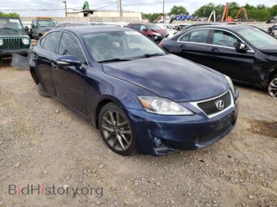 2012 Lexus IS IS 250, blue — VIN JTHCF5C27C5054746, Copart