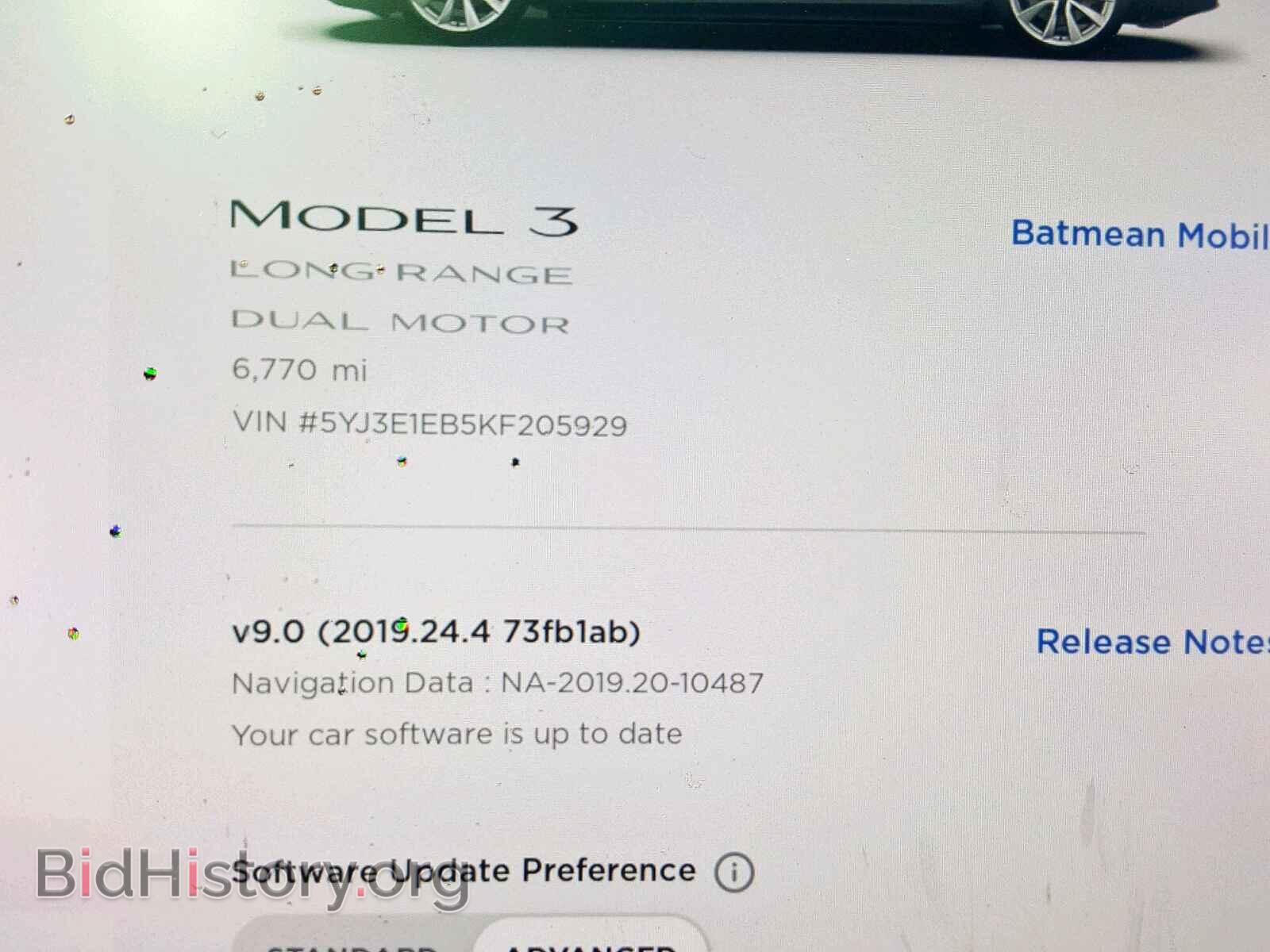 2019 TESLA MODEL 3 - VIN: 5YJ3E1EB5KF205929 - Фото 8