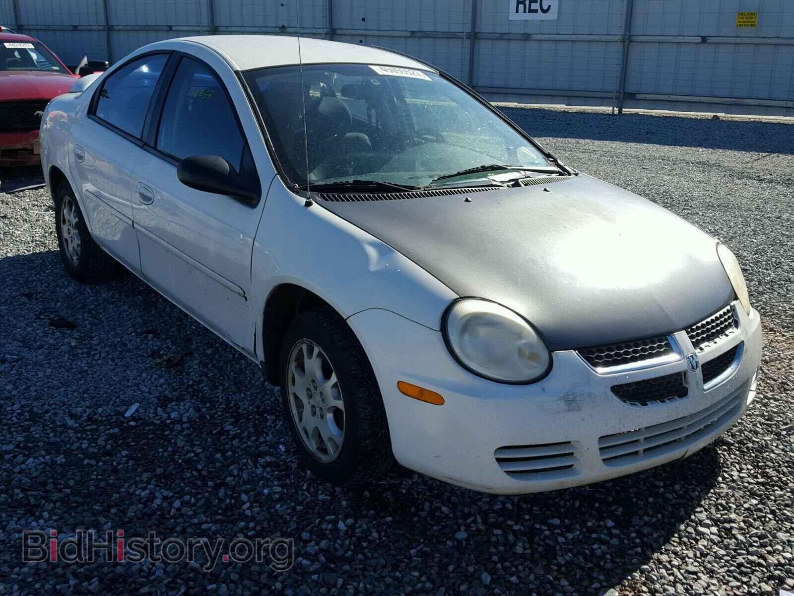 Photo 1B3ES56C25D143449 - DODGE NEON 2005