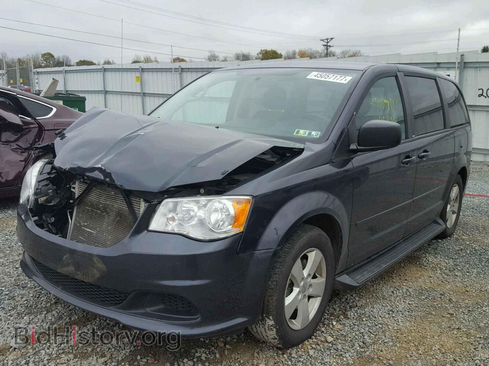 2013 DODGE CARAVAN - VIN: 2C4RDGBG3DR659426 - Фото 2