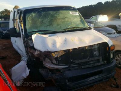 2008 Ford ECONOLINE, white — VIN 1FTNE24W18DA17458, Copart