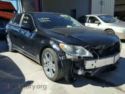 2007 Lexus LS460 LS 460, черный — VIN JTHBL46F375010049, Copart