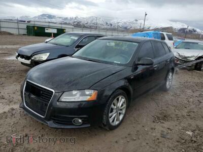 2012 Audi A3 A3 Premium, черный — VIN WAUBJAFMXCA128392, Copart