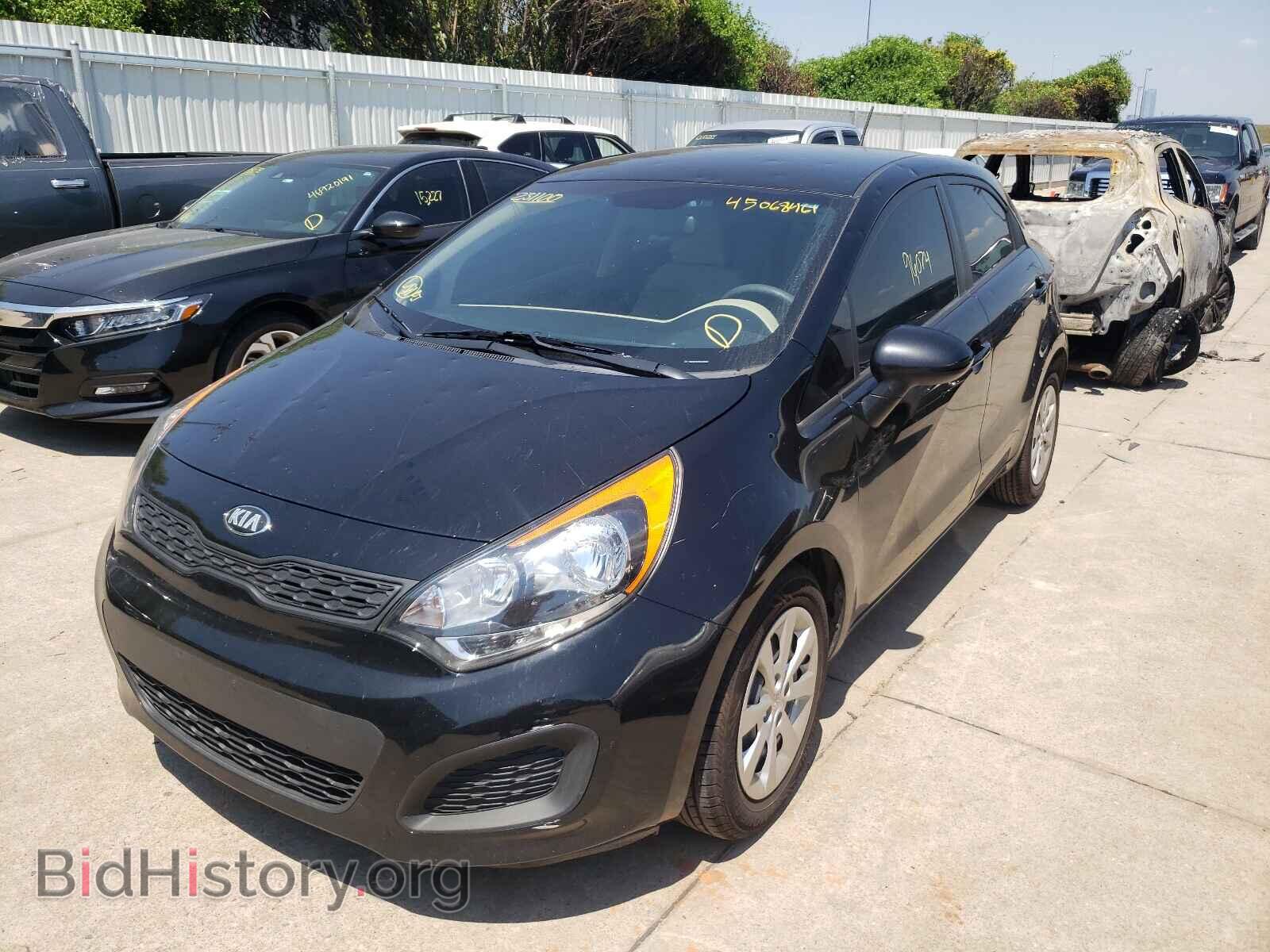 2013 KIA RIO - VIN: KNADM5A31D6231100 - Фото 2