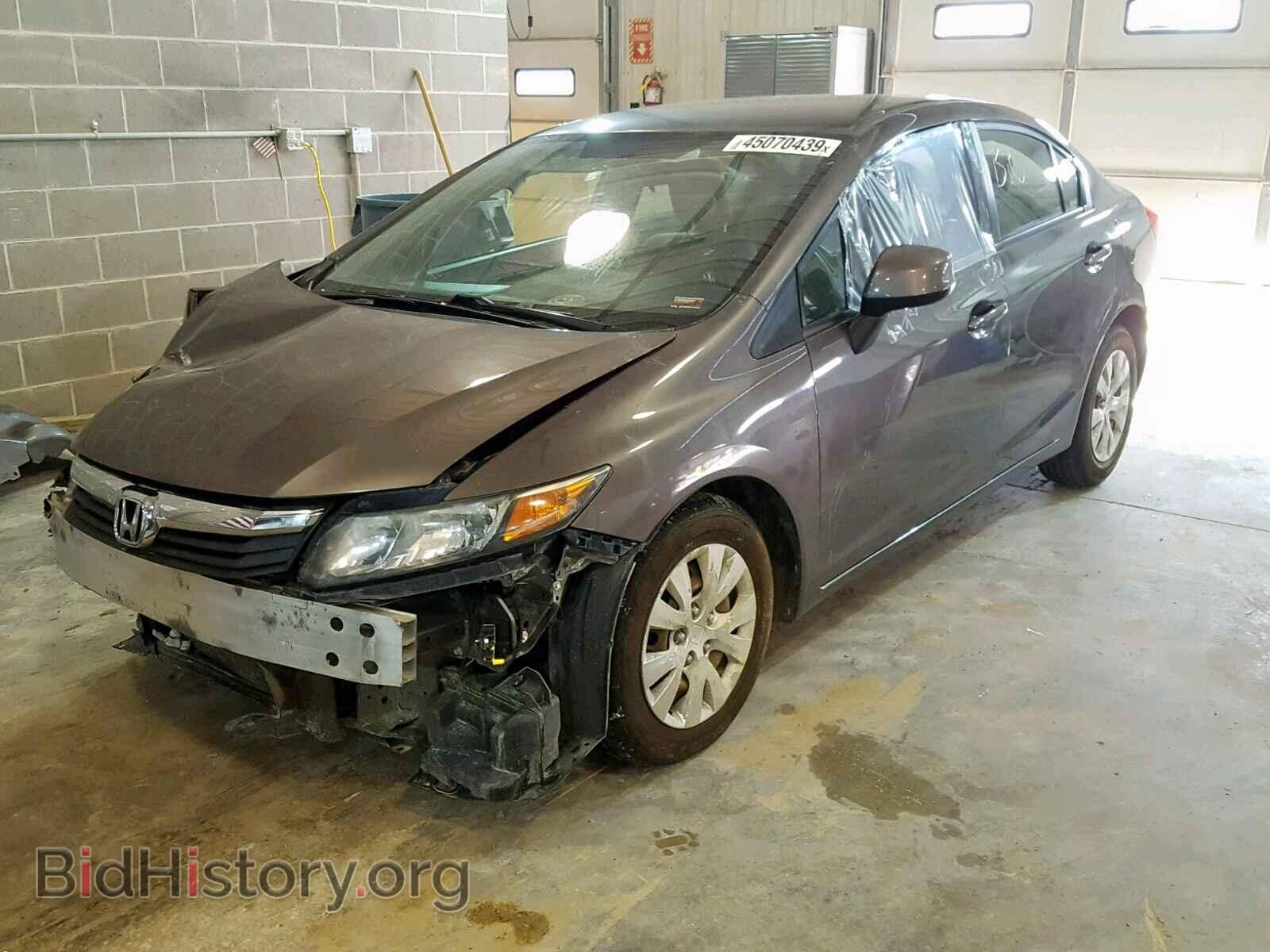 2012 HONDA CIVIC LX - VIN: 19XFB2F5XCE026040 - Фото 2