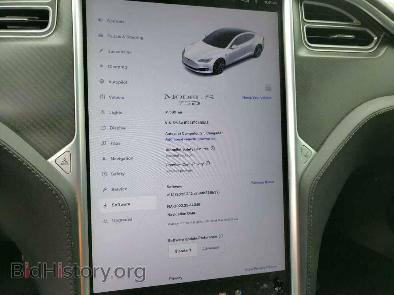 2018 TESLA MODEL S - VIN: 5YJSA1E24JF249085 - Фото 9