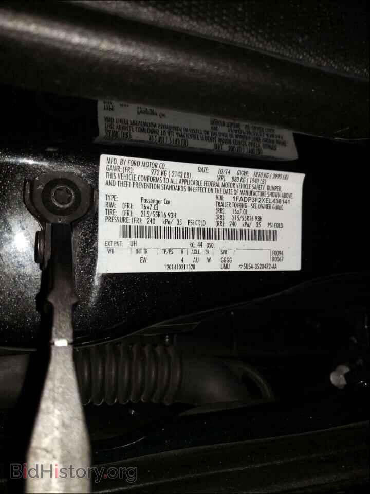 2014 FORD FOCUS - VIN: 1FADP3F2XEL438141 - Фото 10