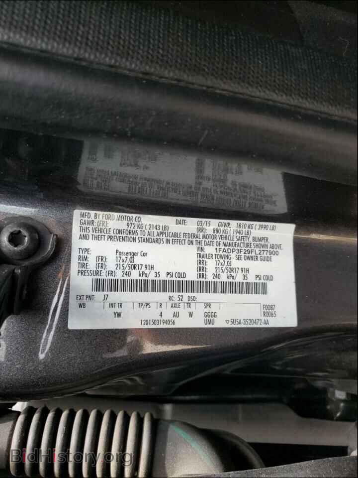 2015 FORD FOCUS - VIN: 1FADP3F29FL277900 - Photo 10