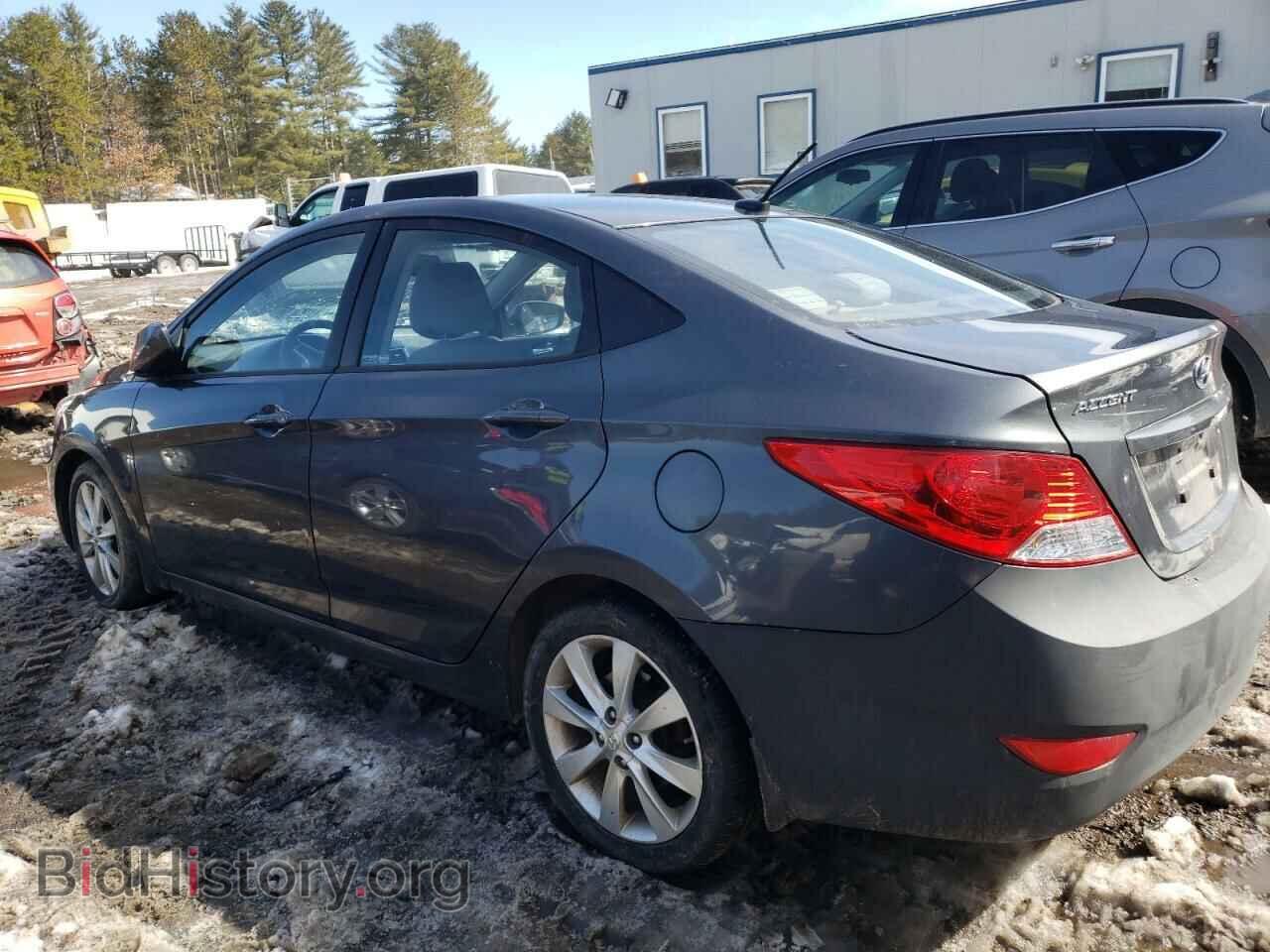 2013 HYUNDAI ACCENT - VIN: KMHCU4AE8DU320874 - Фото 2